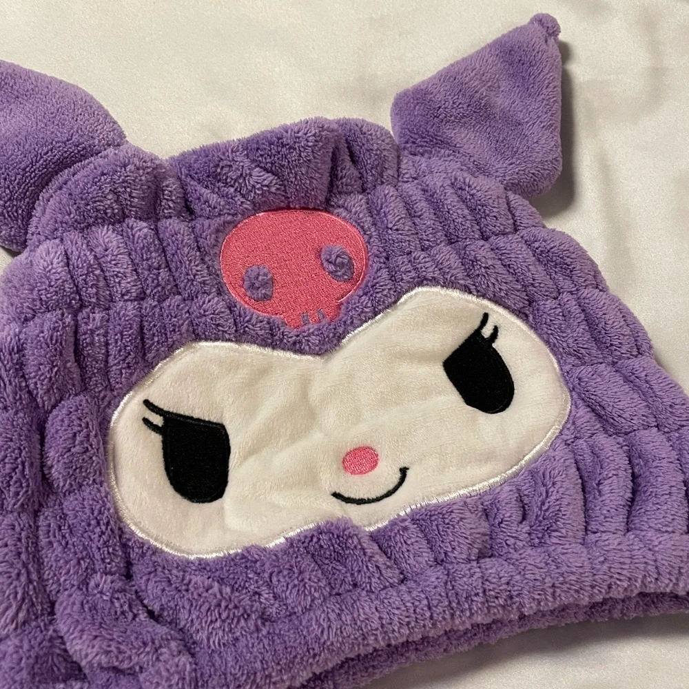 Sanrio Kuromi Purple Textured Beanie. EUC